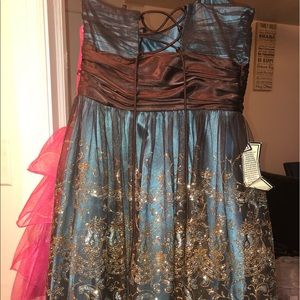 Formal short knee length dress